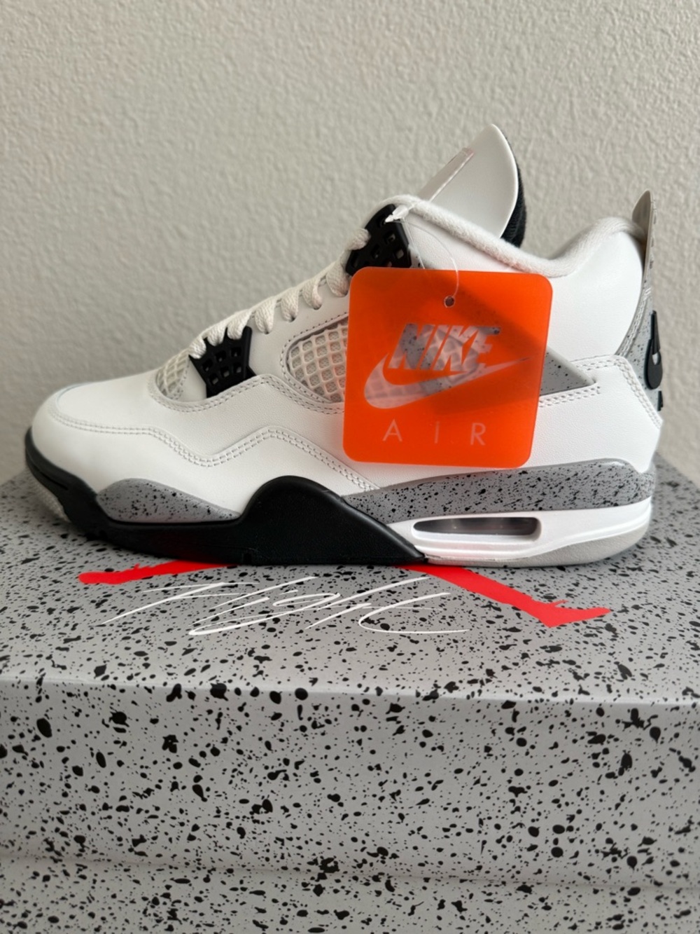 Nike Air Jordan 4 Retro White Cement IV